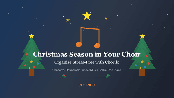 Organize the Christmas Season in Your Choir Stress-Free