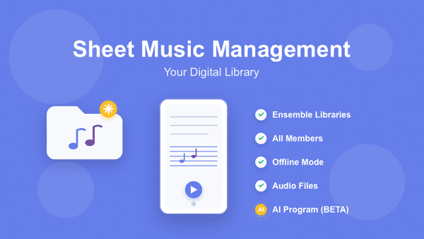 Sheet Music Management in Chorilo – Your Digital Music Library