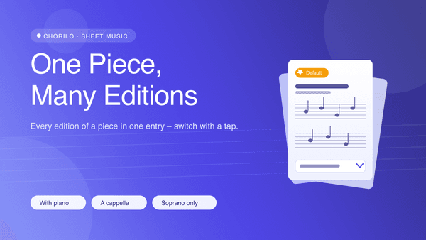 Sheet Music Versions: One Piece, Many Editions