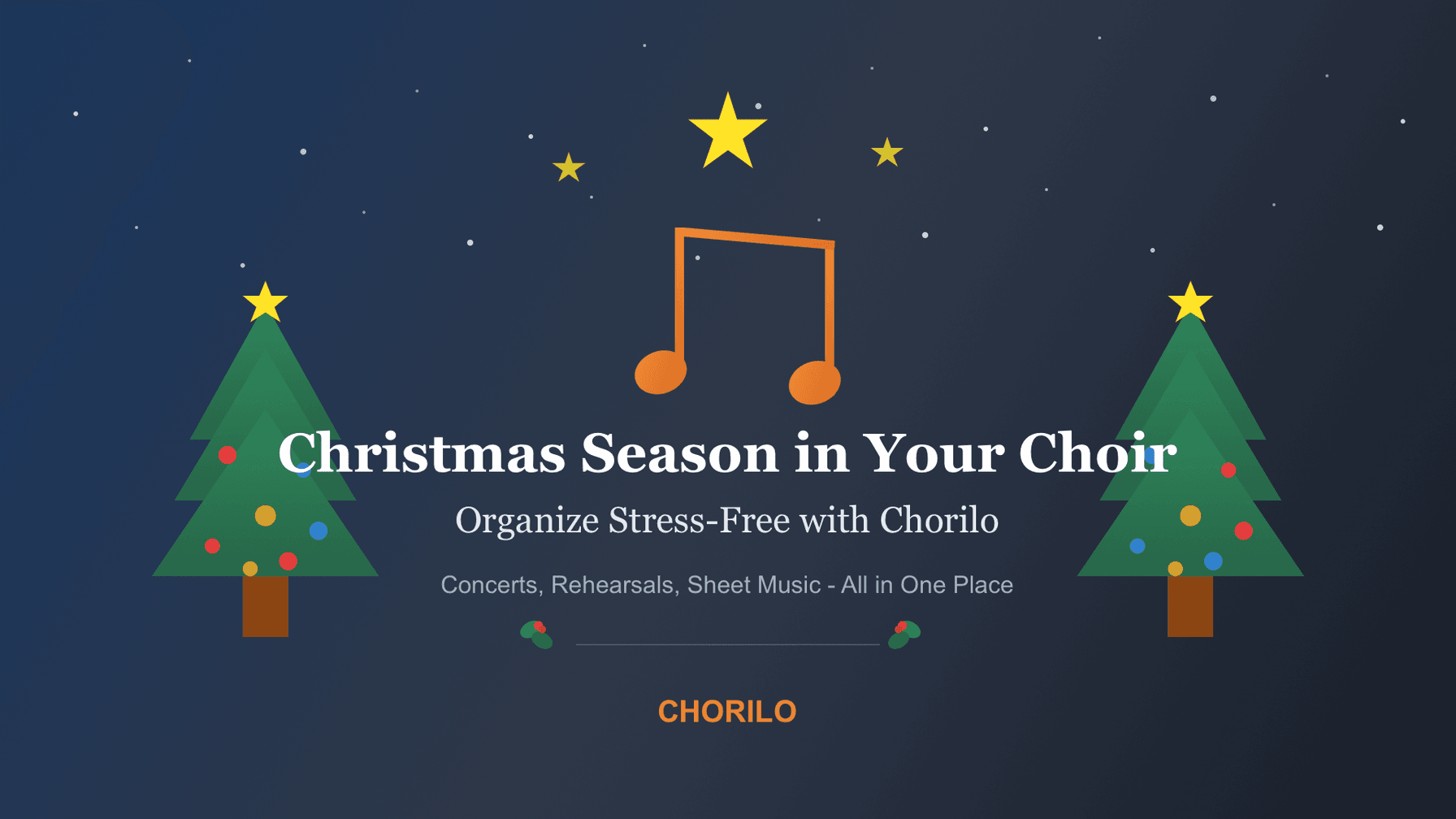 Organize the Christmas Season in Your Choir Stress-Free