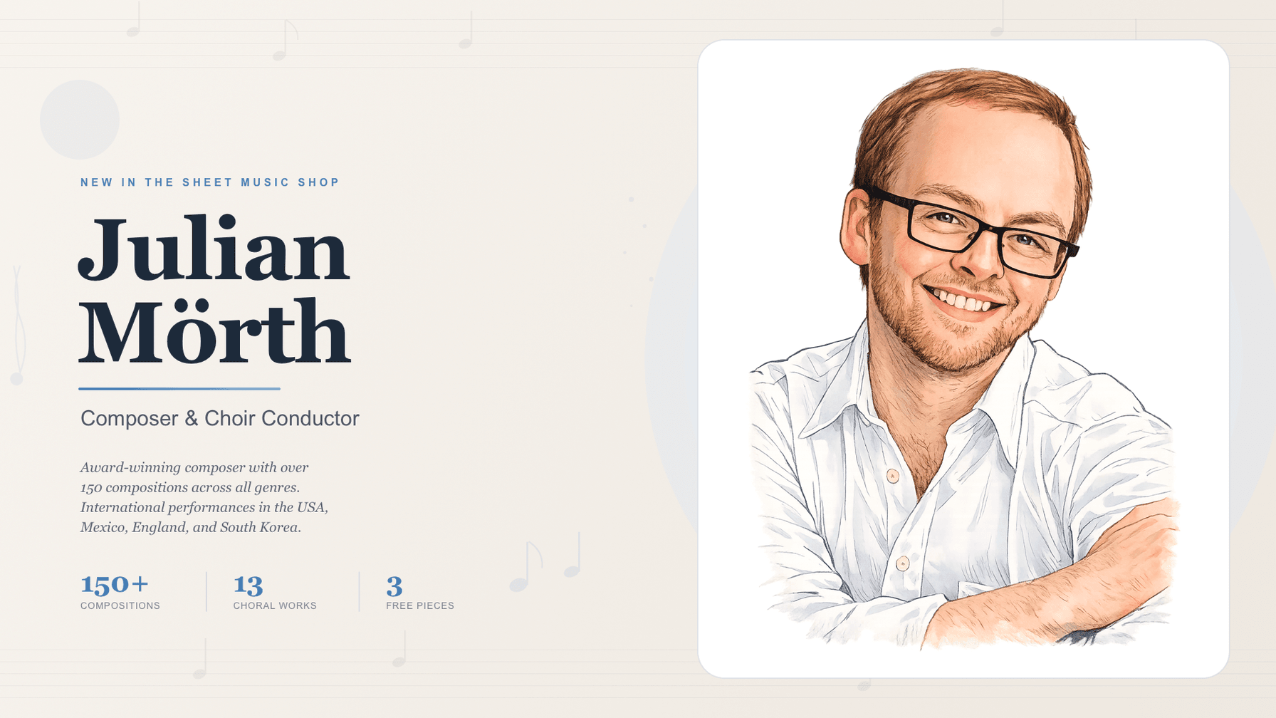Julian Mörth: New Composer in the Chorilo Sheet Music Shop