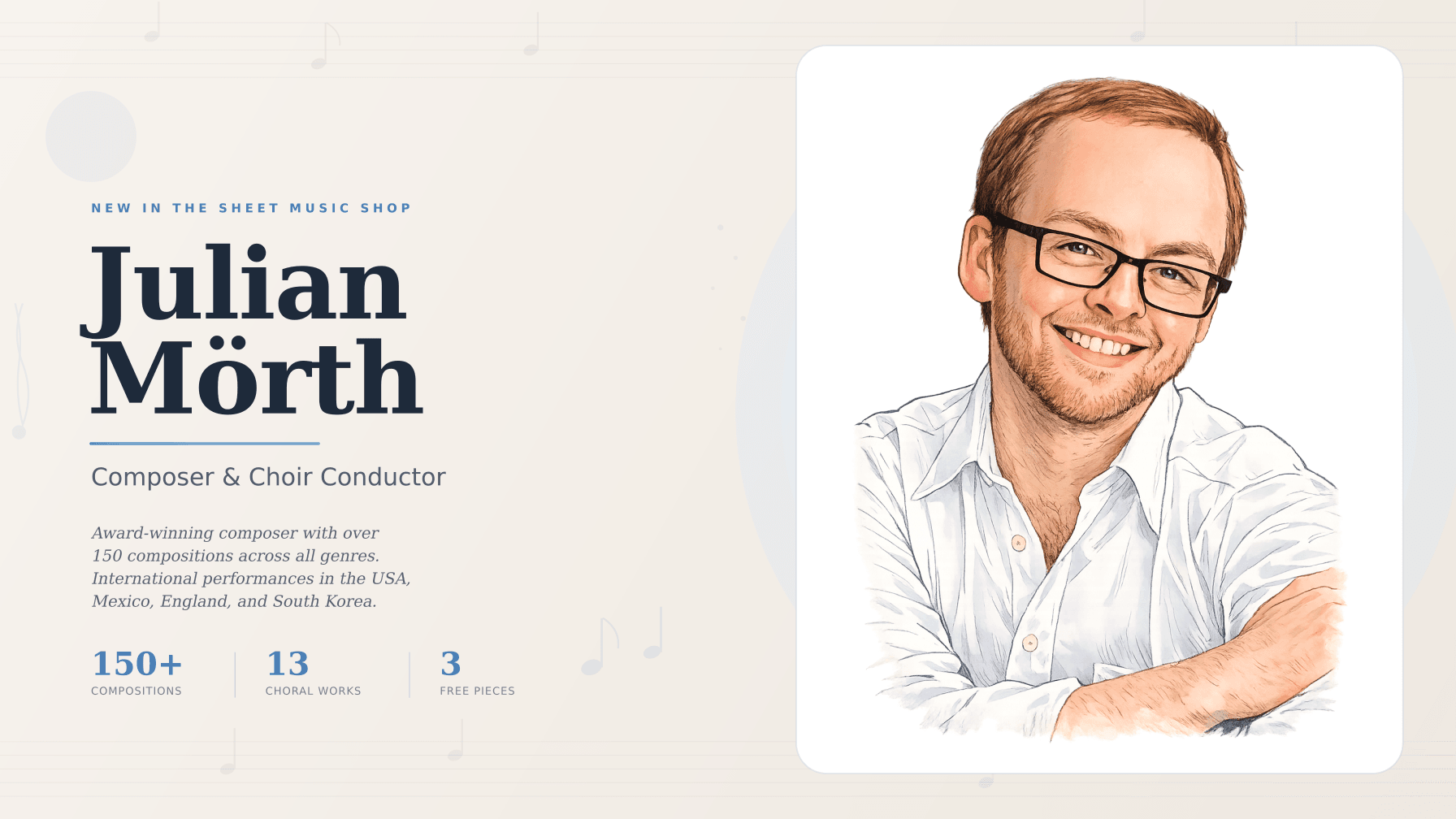 Julian Mörth: New Composer in the Chorilo Sheet Music Shop